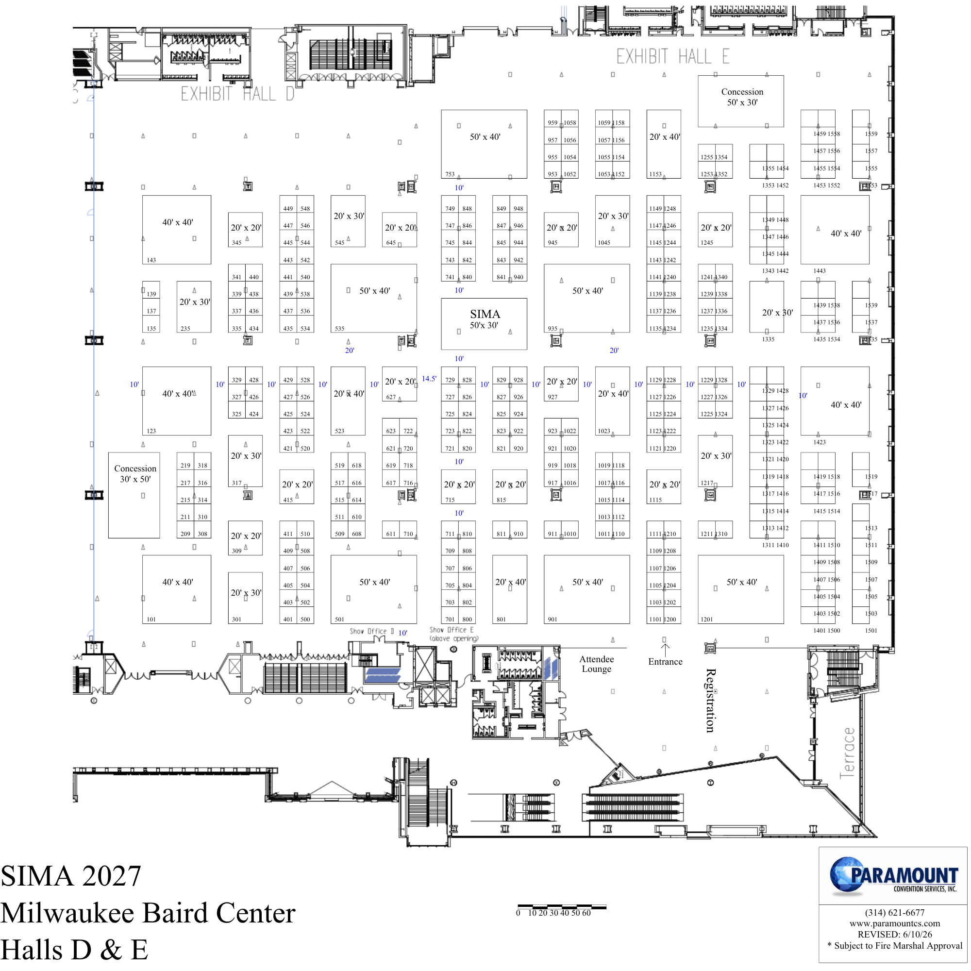 2027 SIMA floor plan layout 2027 SIMA floor plan layout